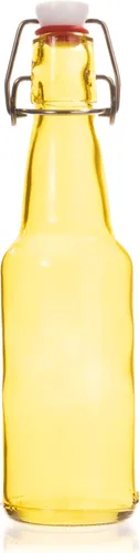 Miniatura 5 de Cocktailor Botellas de cerveza Grolsch de vidrio (paquete de 6, 11 oz./11.2 fl oz), sellado hermético con tapa abatible/tapones abatibles