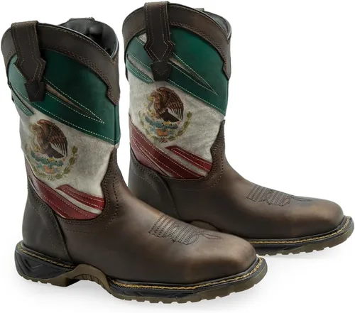 Miniatura 6 de CEBU Botas vaqueras Thunder Western para hombre - Punta cuadrada