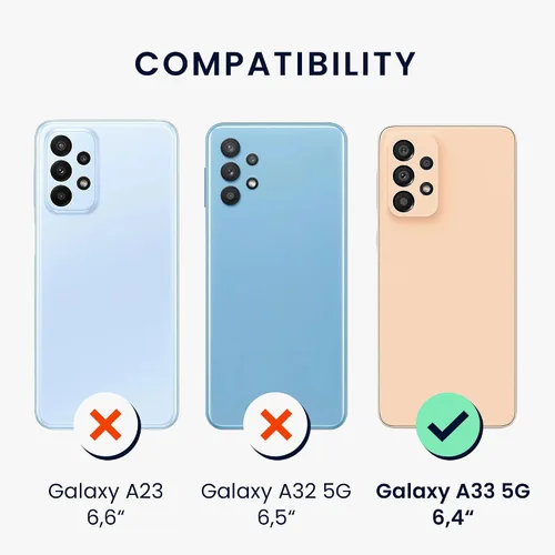 Miniatura 2 de kwmobile Funda compatible con Samsung Galaxy A32 5G - Funda de silicona TPU con acabado suave - Rosa impresionante