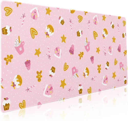 Miniatura 8 de Alfombrilla de mouse para juegos XL japonesa en negro y rojo con arte de peces koi, textura dorada, anime, borde cosido, base de goma antideslizante