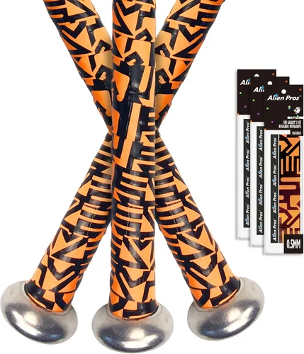 Miniatura 10 de ALIEN PROS Cinta de agarre de bate para béisbol de 0.020 in (paquete de 1 o 3) - Cinta de bate precortada y Pro Feel - Reemplazo para agarre de bate