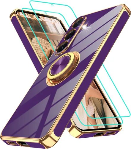 Miniatura 92 de Gritup Funda para Samsung Galaxy A14 5G: Funda Samsung A14 con 2 Protectores de Pantalla, Soporte de Anillo con Rotación 360°, Soporte Magnético