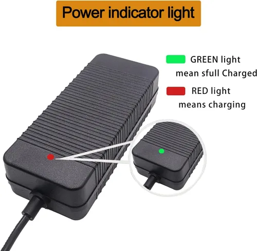 Miniatura 4 de Cargador de batería de 36V/42V 2A con conector de 3 clavijas para paquete de baterías de litio 10S 36V