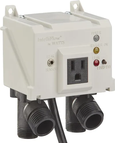 Miniatura 8 de Watts Serie A2C-SC Intelliflow 1/2" Válvula inteligente de cierre de agua para lavadora con sensor de fuga, adaptadores de entrada, sin caja
