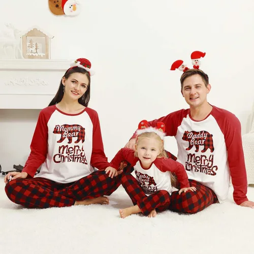 Miniatura 3 de Mikrdoo Pijamas de Navidad familiares a juego para la familia