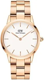 Miniatura 7 de Daniel Wellington Iconic Link Reloj pulsera de eslabones de oro rosa o plata