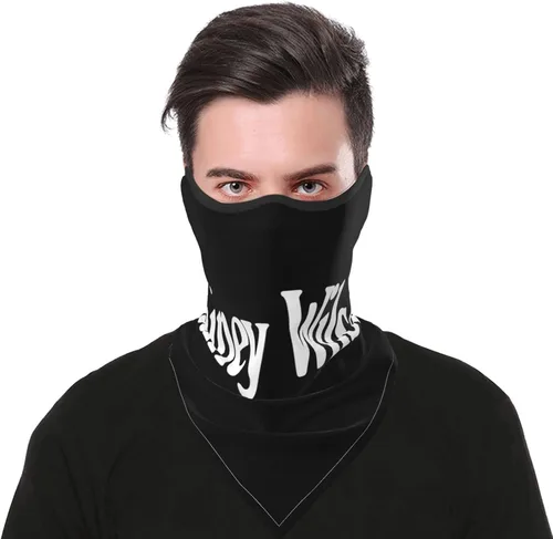 Miniatura 4 de TUNLEY Lainey Singer Wilson Face Shield Mesh Breathable Face Shield Neck Protector Triangular Face Mask UV Protection Sports Riding Unisex Black