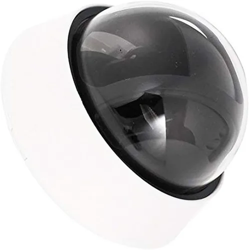 Miniatura 2 de Cúpula diseñada cubierta plástica de la cámara de seguridad CCTV CCD negro+blanco