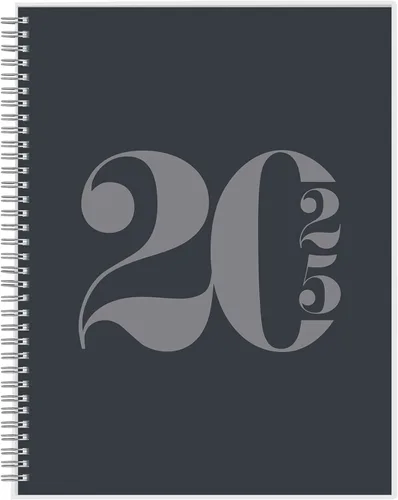 Miniatura 10 de Rileys - Agenda semanal 2025 – Agenda anual y mensual tipográfica, cubierta flexible, páginas de notas, encuadernación de doble alambre