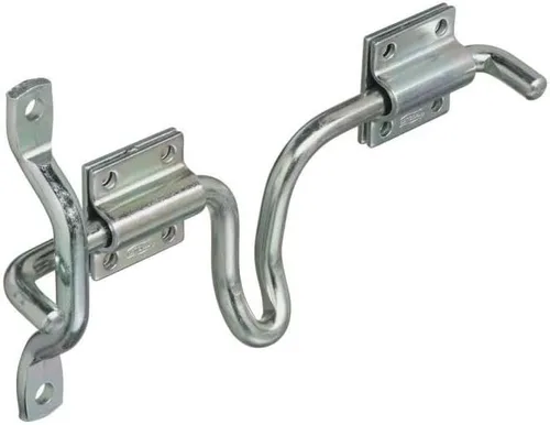 Miniatura 2 de National Hardware N160-747 V1135 - Pestillo de puerta de perno deslizante para puertas de metal para valla al aire libre con acabado chapado