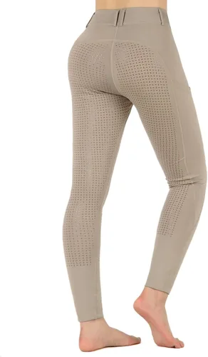 Miniatura 3 de beroy Pantalones de equitación para mujer, pantalones ecuestres, mallas de entrenamiento para equitación, bolsillos de silicona para asiento completo