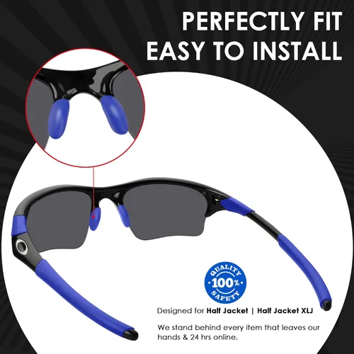 Miniatura 3 de BLAZERBUCK Kits de calcetines de repuesto para gafas de sol Oakley Half Jacket XLJ
