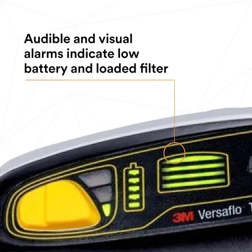Miniatura 8 de 3M Respirador PAPR, kit de respirador purificador de aire alimentado por Versaflo, TR-800-ECK, intrínsecamente seguro, aprobado por NIOSH, listo