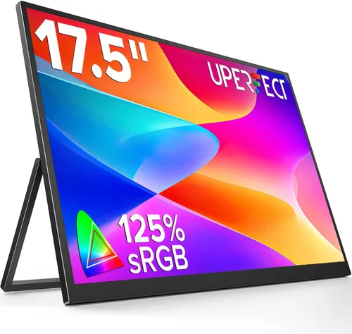 Miniatura 8 de UPERFECT Monitor portátil, 15.6 pulgadas, 125% sRGB 1080P, ultra delgado, monitor de viaje USB C, HDMI, Plug & Play, monitor de juegos IPS