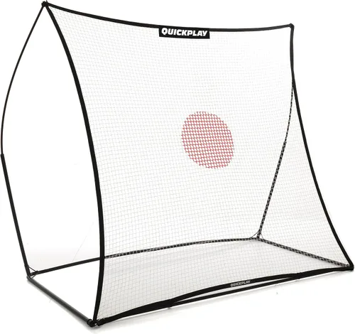 Miniatura 12 de QuickPlay Red de rebote Spot Target para fútbol Red de rebote resistente al clima con bolsa de transporte Ideal para práctica de pases