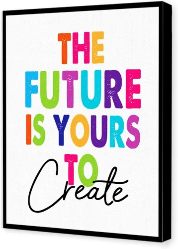 Miniatura 14 de JANLAN Dream Believe Achieve Wall Decor,Inspirational Positive Quotes Canvas Wall Art for Kids Room Classroom Nursery Playroom 11x15 Inch