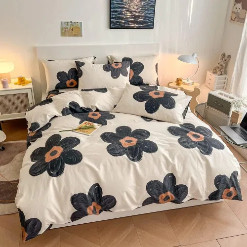 Miniatura 2 de BlueBlue Juego de funda de edredón para niños, ropa de cama 100% algodón para niños, niñas, adolescentes, cama individual, estampado floral