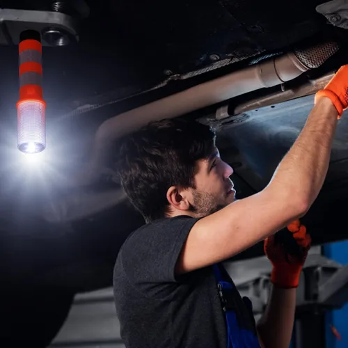 Miniatura 7 de Leumoi Paquete de 8 luces de emergencia para carretera, luces LED de advertencia para carretera, luces rojas brillantes para vehículos