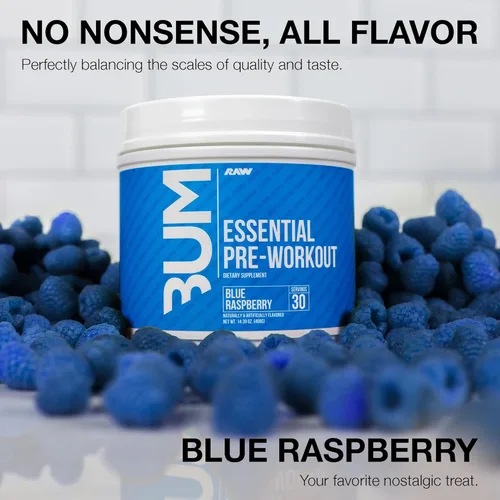 Miniatura 4 de RAW Nutrition - Fórmula esencial previa al entrenamiento de Chris Bumstead, polvos de nutrición deportiva pre-entrenamiento Bebida para hombres