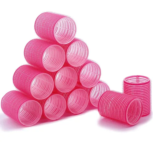 Miniatura 18 de Rodillos de pelo, paquete de 12 rulos de peluquería de salón de autoservicio, juegos de rodillos de pelo, rizadores de pelo, peinado rizado