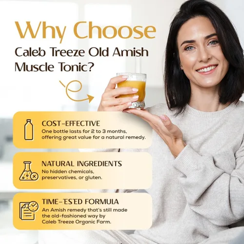 Miniatura 4 de Caleb Treeze Old Amish - Tónico muscular, piernas inquietas, alivio de calambres en las piernas, alivio de calambres en los pies, calambres