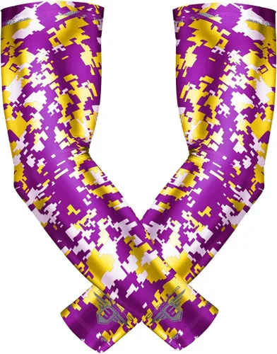 Miniatura 20 de Bucwild Sports Baseball Arm Sleeve - Youth & Adult 1 Pair - Football Basketball Cycling Tennis Bandera de EE.UU