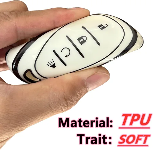 Miniatura 5 de Carcasa protectora de llave inteligente para llavero Chevy con llavero compatible con Chevrolet Equinox Malibu Cruze Traverse Camaro Trax Blazer