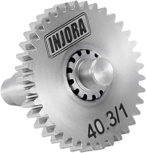 Miniatura 3 de INJORA 15g de acero inoxidable 40.3:1 Juego de engranajes de transmisión de baja gama para mejoras de TRX4M 1/18 RC Crawler Car