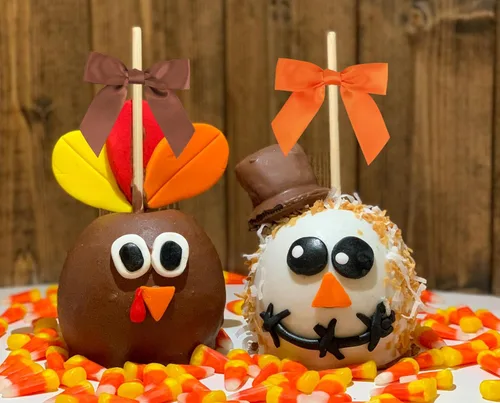 Miniatura 8 de AIMUDI Lazos de otoño de 5 colores, lazos de satén de color naranja quemado prefabricados de 3.5 pulgadas para Acción de Gracias, Halloween, boda