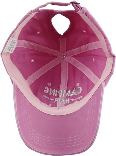 Miniatura 5 de MANMESH HATT Camping Hair Don't Care Ponytail Hat Vintage Washed Distressed Baseball Dad Cap for Women