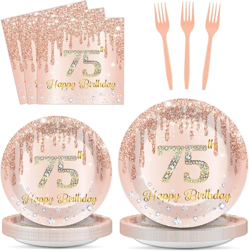 Miniatura 70 de 96 platos y servilletas de papel de fiesta de los 90 para fiestas de cumpleaños con temática retro de los 90, suministros de fiesta de cumpleaños
