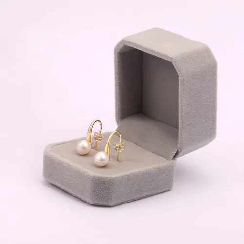 Miniatura 12 de Aretes colgantes de plata de ley 925 seleccionados a mano AAA+ de 7.5 a 0.315 in con perlas cultivadas de agua dulce blancas para mujer
