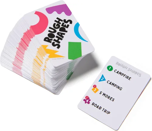 Miniatura 8 de Spin Master Games, Rough Shapes, juego de dibujo rápido para artistas y dibujantes de todos los niveles con indicaciones divertidas y desafiantes