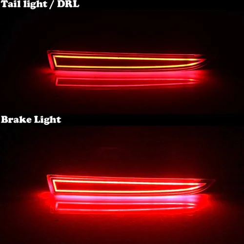 Miniatura 4 de Lente roja LED freno trasero antiniebla luces reflectoras para Chevrolet Camaro Traverse 2016-2020, Pontiac G8 2008 2009, Cadillac ATS XT5