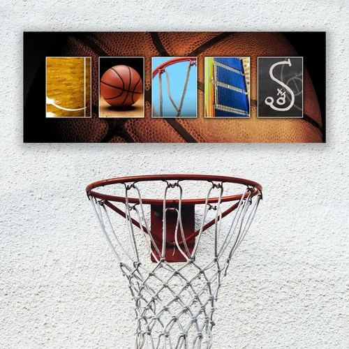 Miniatura 4 de Personal-Prints Decoración personalizada de baloncesto o regalo para el jugador de baloncesto, entrenador o liga. Regalo de arte de pared