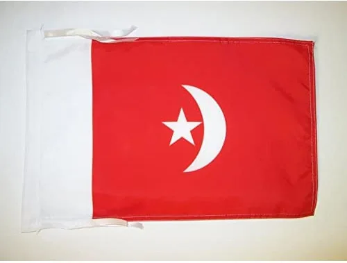 Miniatura 712 de Bandera de México AZ FLAG, 45.7 x 30.5 cm, con cordones - Pequeñas banderas mexicanas de 30 x 45 cm - Bandera de 45.7 x 30.5 cm