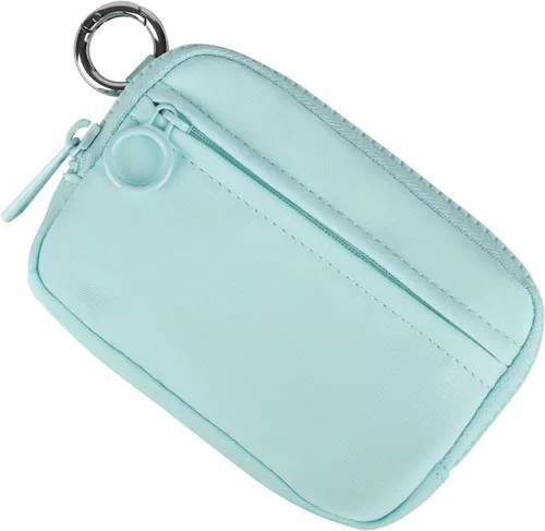 Miniatura 2 de La Cartera Iris con Cremallera y Ranura para Tarjetas con Ventana para Identificación, Monedero para Mujer con Cremallera, Llavero Mini Portátil