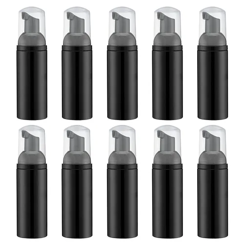 Miniatura 17 de Tekson 3 botellas de espuma de jabón (2 onzas), champú de pestañas espumoso de viaje vacío para limpiador, dispensador (bomba negra, blanca y rosa)