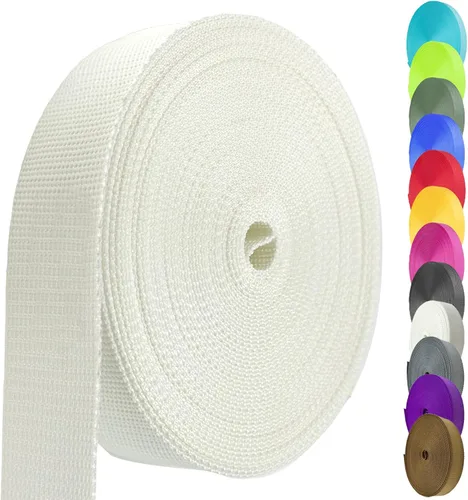 Miniatura 10 de Cinta de nailon de 1.5 pulgadas, correa de nailon resistente de 12 yardas, cinta de nailon duradera para equipo de interior o exterior, manualidades