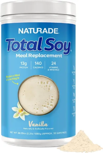 Miniatura 11 de Polvo de reemplazo de comida a base de plantas de soja total 0.35 onzas de proteína de soja completa, bajo en carbohidratos, bajo en azúcar