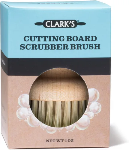 Miniatura 7 de CLARK'S Cepillo de jabón y exfoliante para tabla de cortar de Limpia tus tablas de cocina, cuencos, encimeras y utensilios de forma natural A base