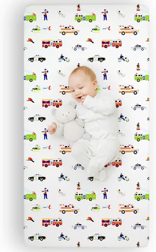 Miniatura 12 de Wildkin Sábana bajera ajustable 100% microfibra para niños, suave y transpirable, bailarina