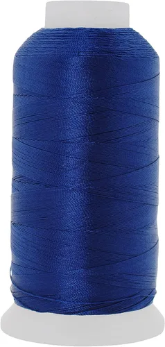 Miniatura 27 de Mandala Crafts Airforce Blue - Hilo resistente de 1500 yardas Tex 70 hilos de poliéster fuertes para coser cortinas, jeans, cuero, cabello