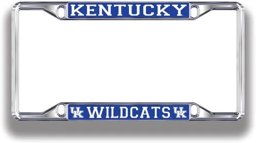 Miniatura 24 de Marco de matrícula de la NCAA, plateado