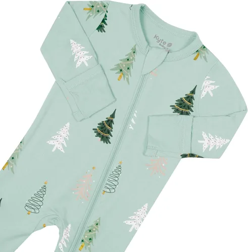 Miniatura 114 de KYTE BABY Pies unisex con cierre de cremallera, rayón hecho de bambú, 0-24 meses