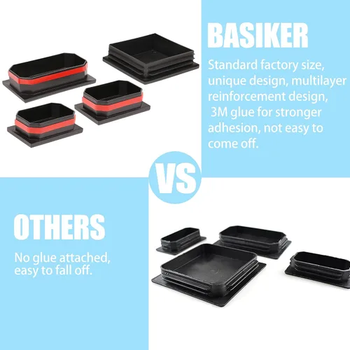 Miniatura 2 de BASIKER Tapones para Orificios de Tubo del Bastidor para Ford F150 Raptor 2017-2019 Tapas Anti Suciedad Barro y Residuos Tapones para Orificios