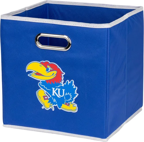 Miniatura 9 de Franklin Sports Cubos de almacenamiento de tela del equipo universitario de la NCAA hechos para adaptarse a organizadores de almacenamiento