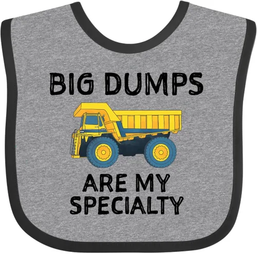 Miniatura 9 de inktastic Big Dumps Are My Specialty - Divertido y lindo babero para bebé