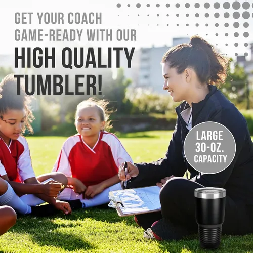 Miniatura 9 de Vaso de entrenador de béisbol, regalo de entrenador de béisbol, 30 onzas, con aislamiento, grabado de acero inoxidable, color negro