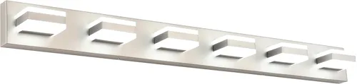 Miniatura 26 de SOLFART Luces de tocador de baño negras regulables LED modernas sobre el espejo, iluminación de baño negra para la pared del baño S8568 (5 luces)